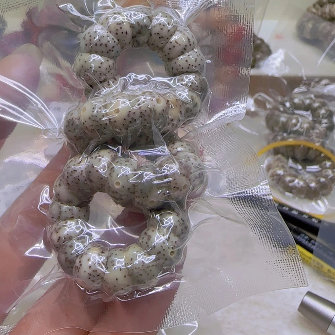 星月菩提手串111卓越石玉星月菩提1.07蒜瓣猪大肠单圈