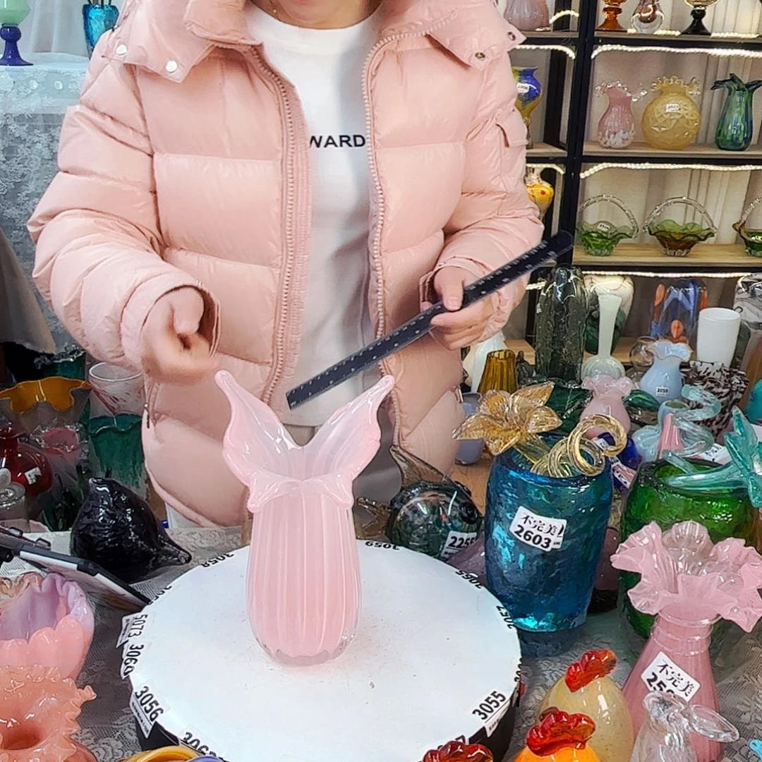 蝴蝶瓶 家悦琉璃工艺品小号