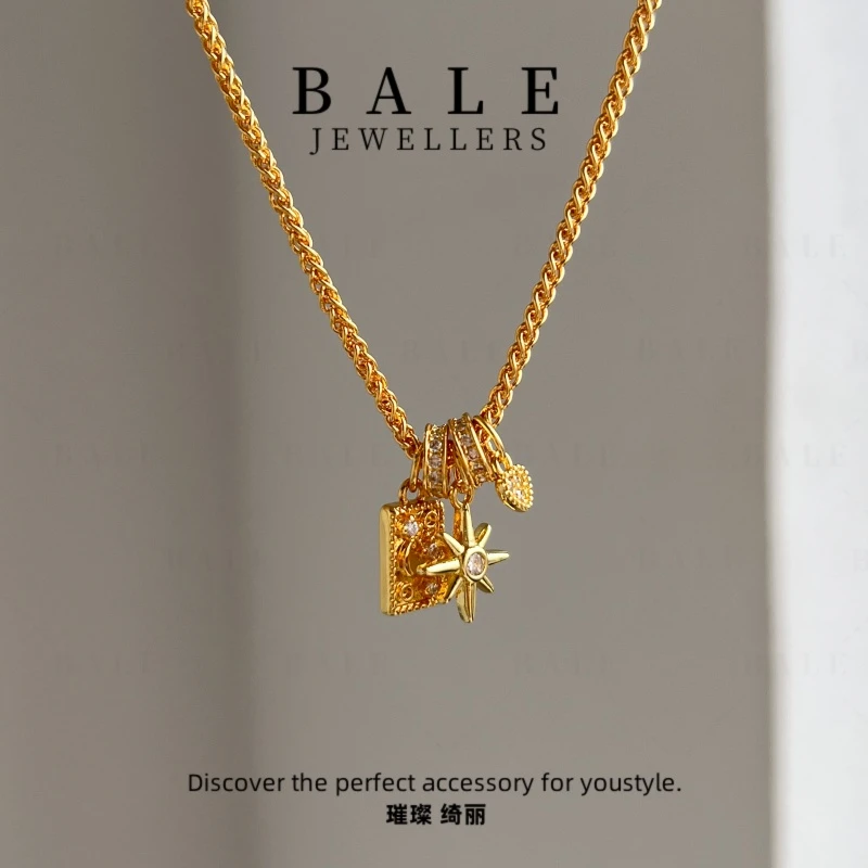 铜合金项链 L2218 <·星月神话·> 精致气质 一款多戴