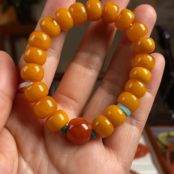 琥珀手链未镶嵌蜜蜡手串11