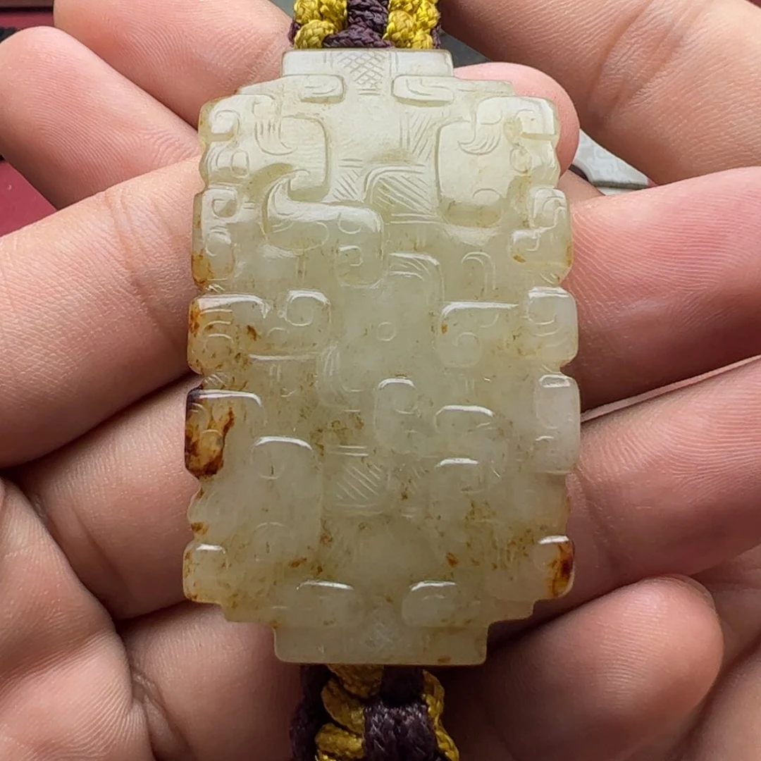 未镶嵌和田玉挂件鱼*