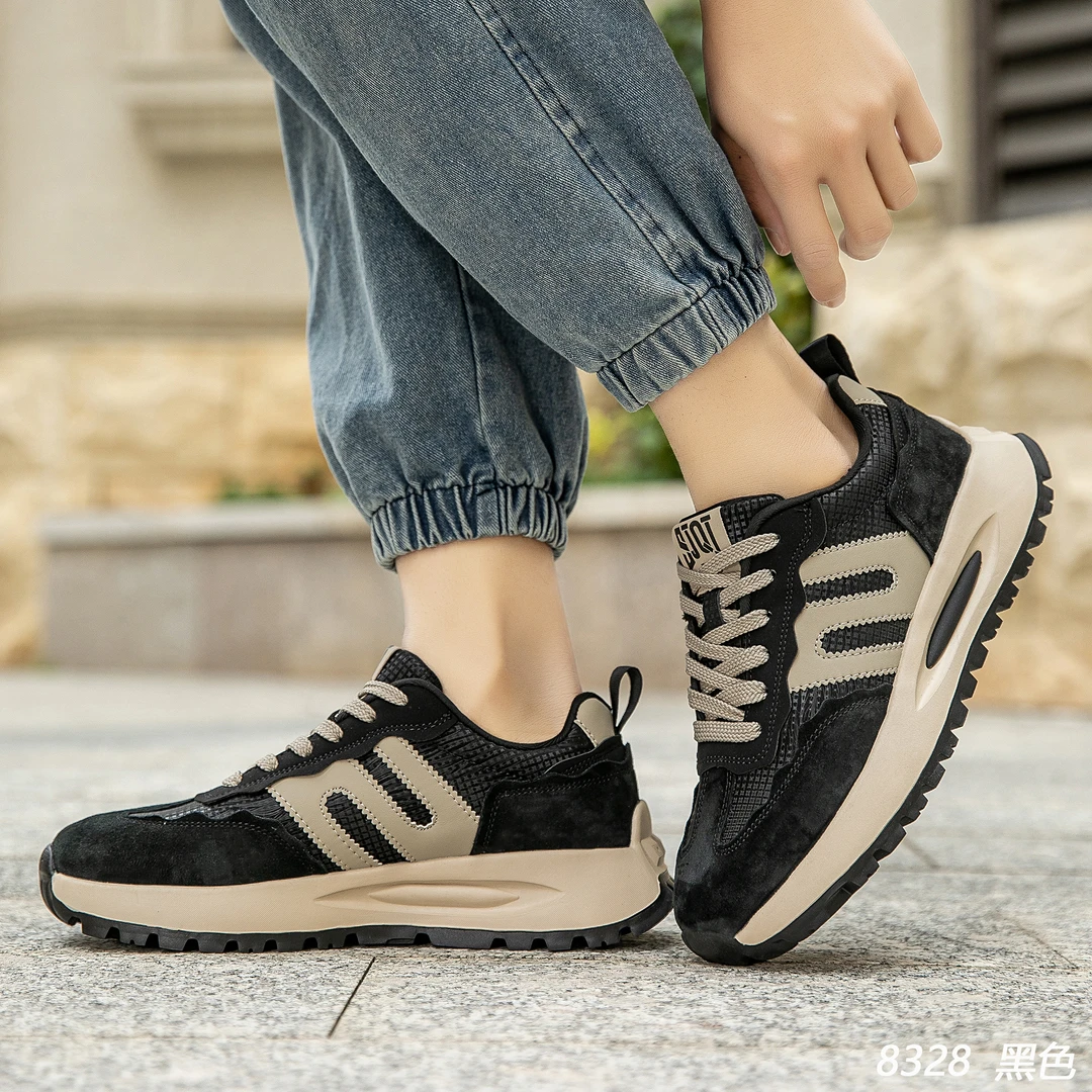 2025年 四季款 新款 阿甘鞋 网面 皮面 低帮 轻便 软底 防滑