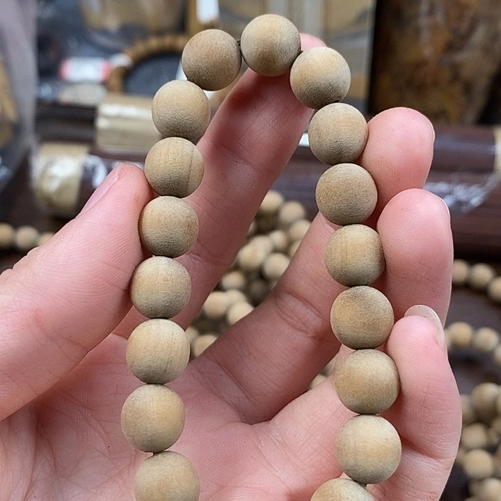 檀香木手串/手链1.0×19粗抛