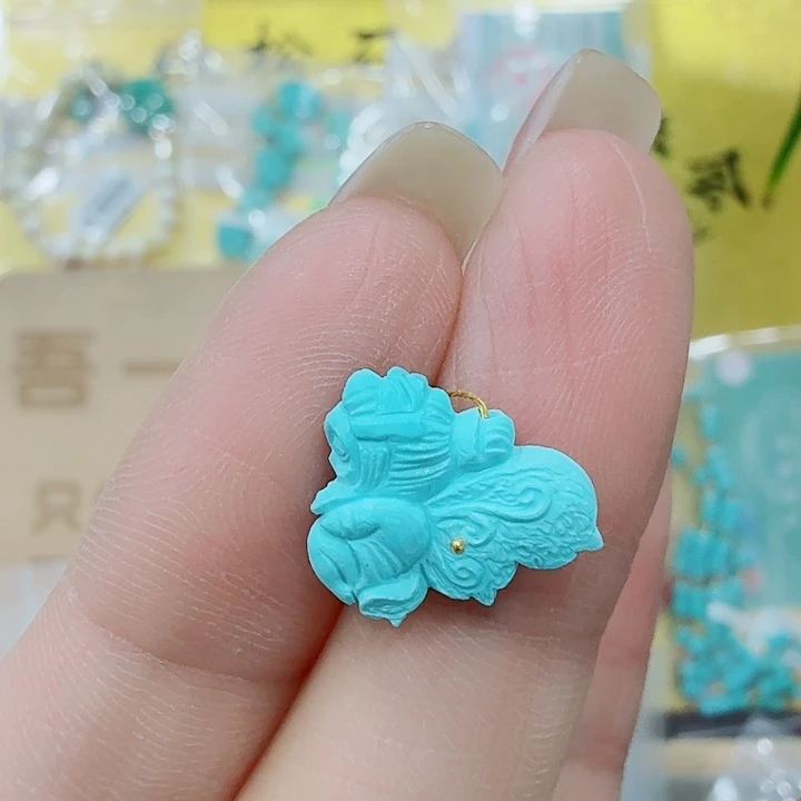 K***n绿松石未镶嵌珠宝奇石