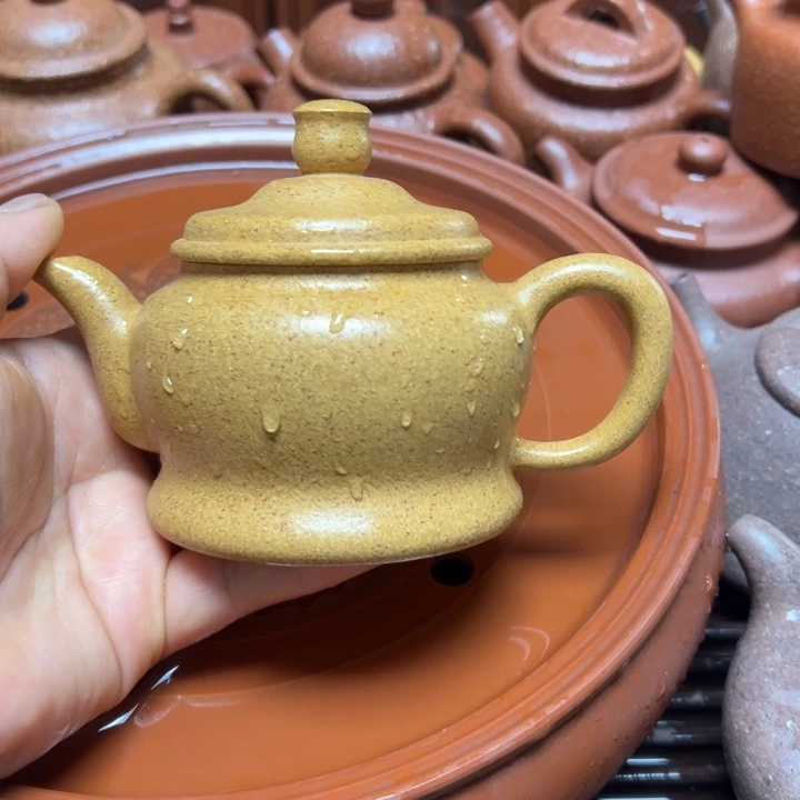 用***9茶壶紫砂宜兴原矿黄金段