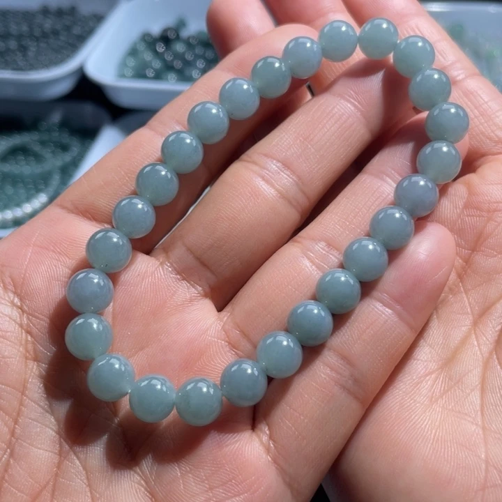 翡翠未镶嵌手链多样性发货