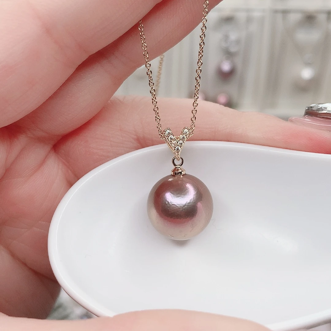 淡水珍珠合金吊坠(赠链)