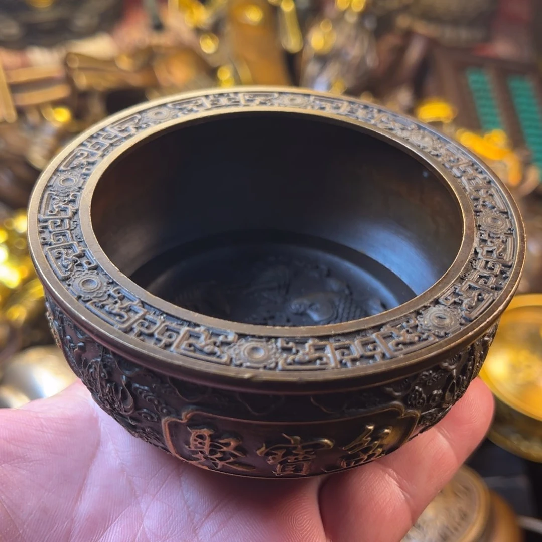 茶壶香炉铜器摆件