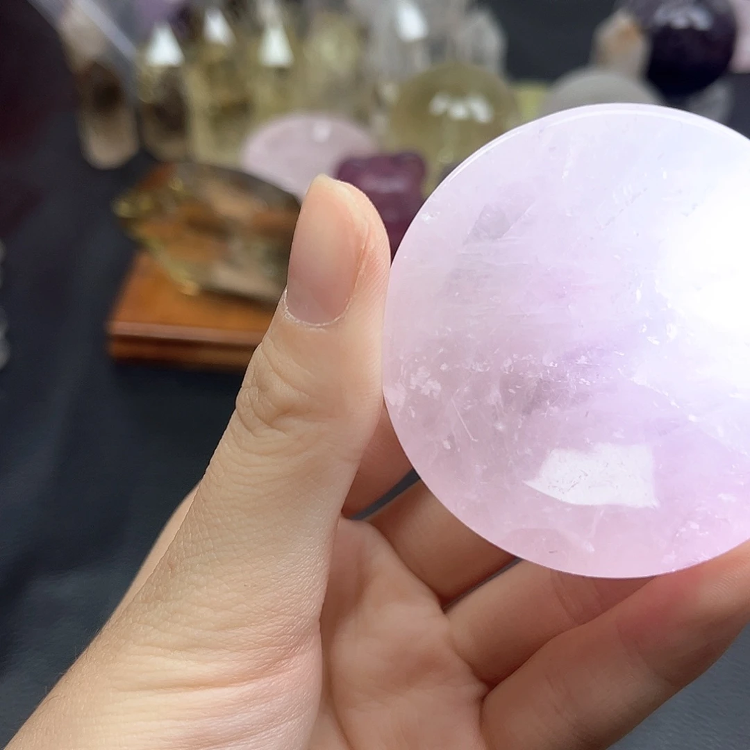 未镶嵌珠宝半成品紫晶126水晶石