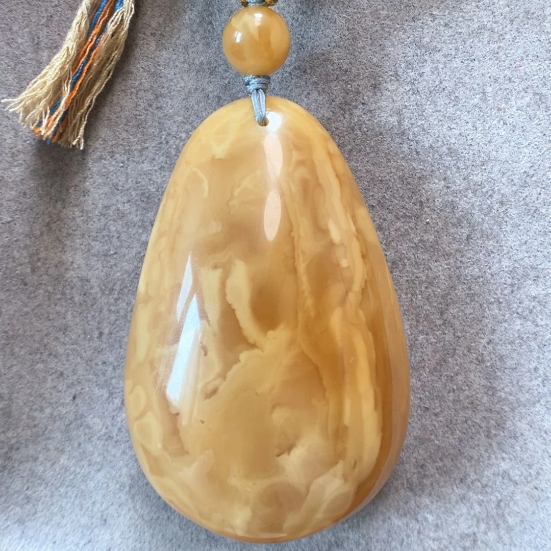 未镶嵌项链蜜蜡蜜蜡吊坠