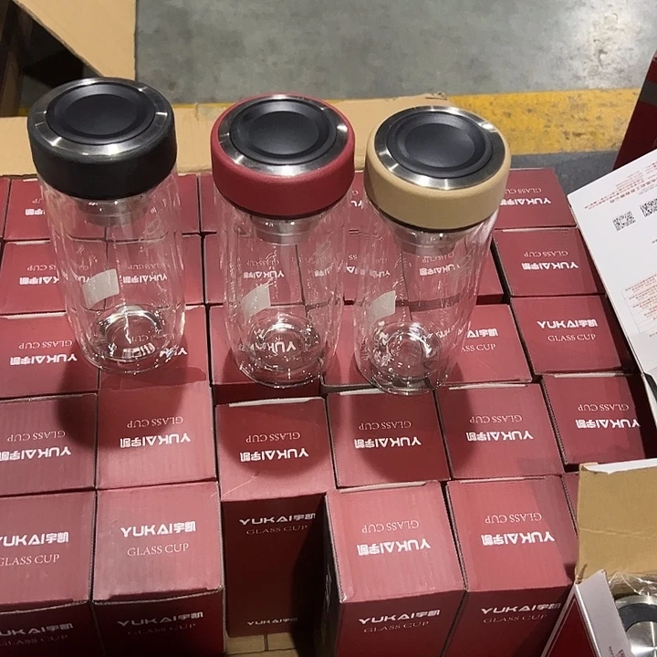 水晶贵族双层玻璃杯450450566-7颜色随机