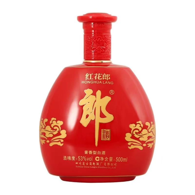 郎酒红花郎红钻（2019年裸瓶品鉴）酱香型白酒53度500ml