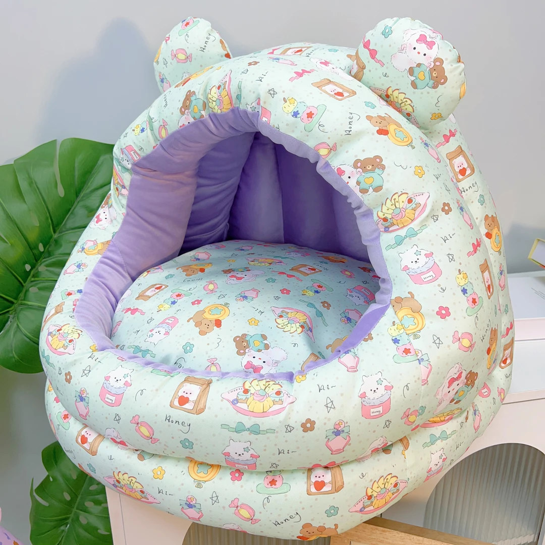 【小清新蒙古包】不可拆 蒙古包帐篷加厚保暖冬窝狗猫通用