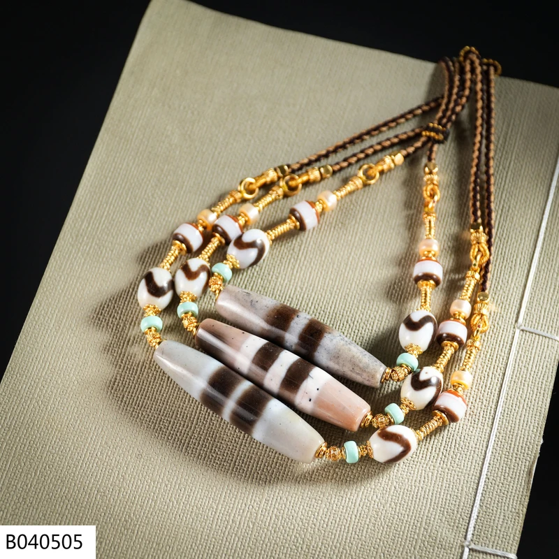 【老掌柜】线珠玛瑙项链/多样性发一 B040505