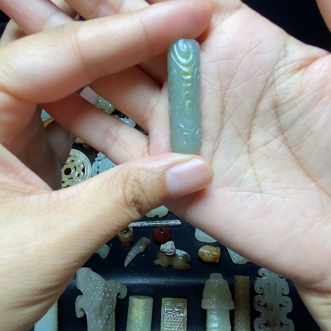 和田玉未镶嵌吊坠(不含链)