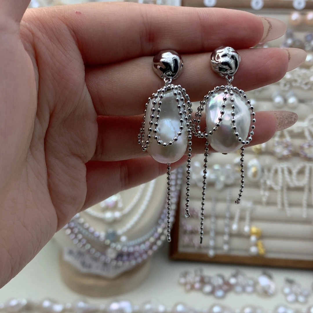 淡水珍珠钛钢颈饰