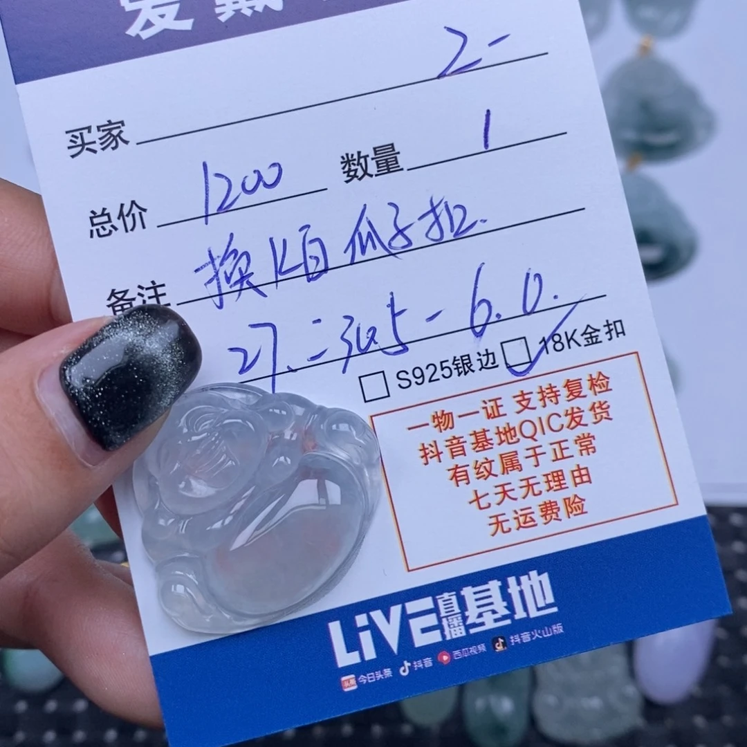 Z***.翡翠未镶嵌颈饰天然翡翠