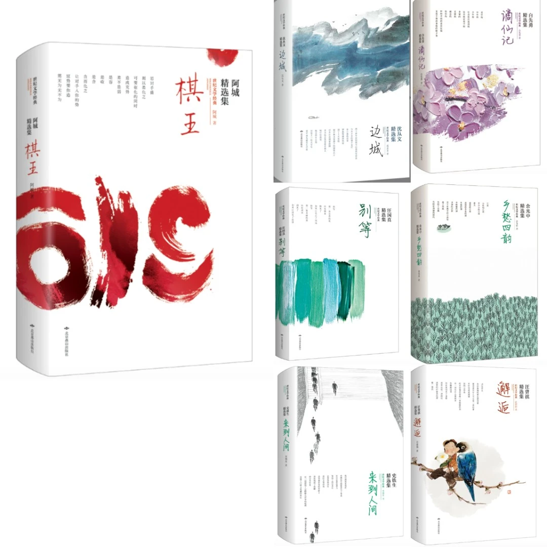 世纪文学经典(棋王边城来到人间等)散文书籍实体正版精装精选集