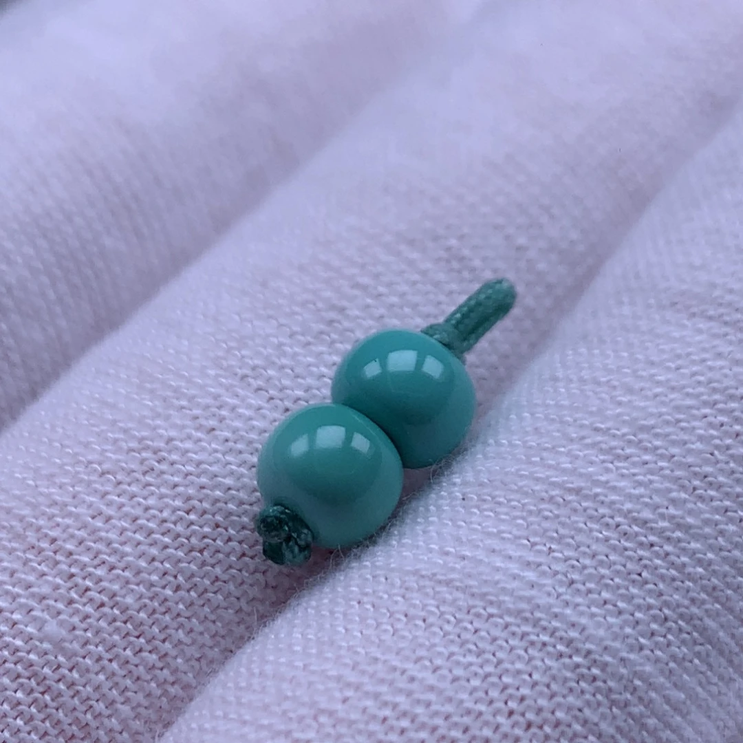 未镶嵌绿松石珠宝奇石直径5.7mm