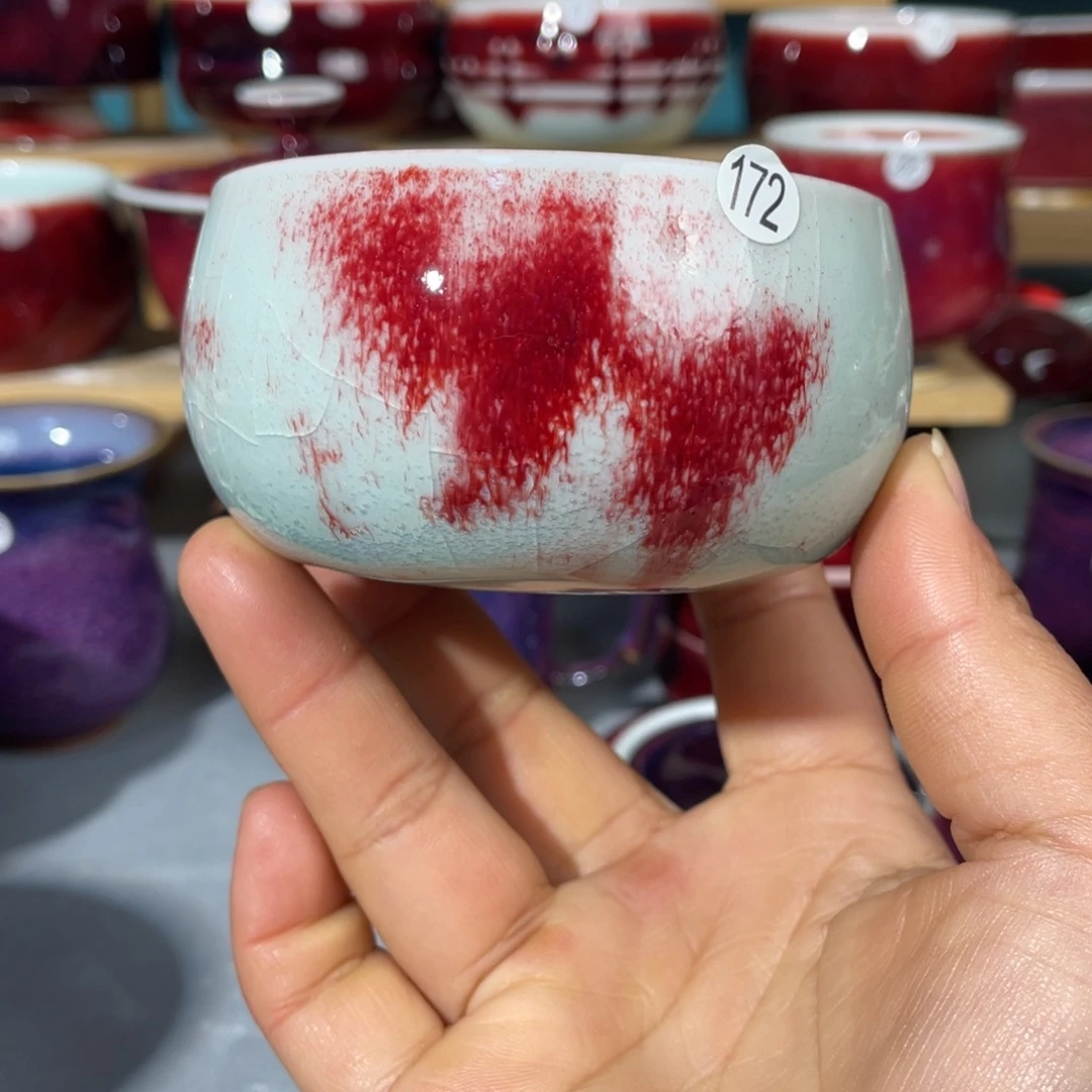 瓷片纯手工制作……微微瑕