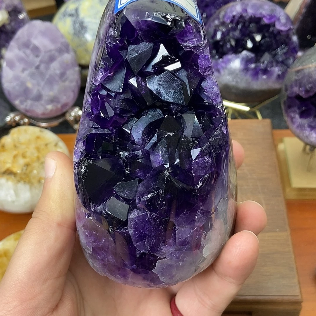 未镶嵌大型摆件（非配饰）紫晶