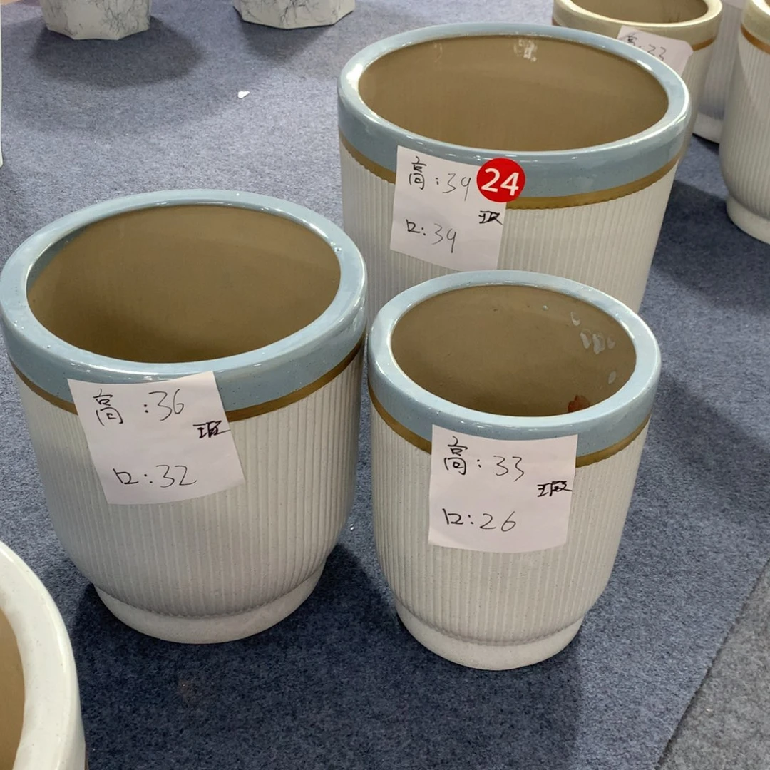 高温陶瓷花盆微瑕