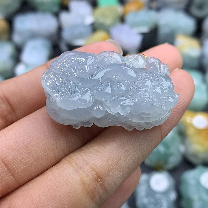 翡翠未镶嵌颈饰天然缅甸翡翠（新货15）