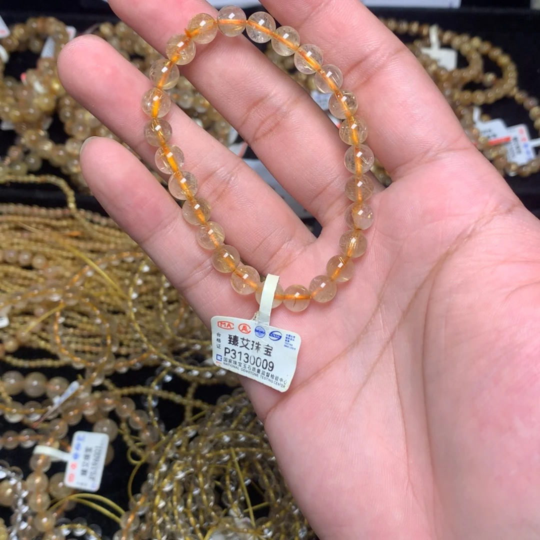 水晶手链未镶嵌皓*妈水晶