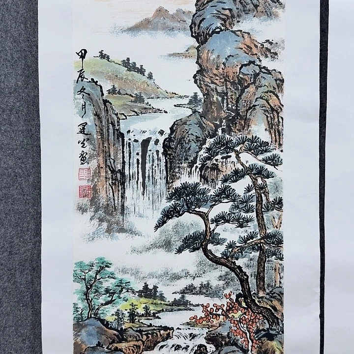 国画孙建平老师亲笔手绘作品
