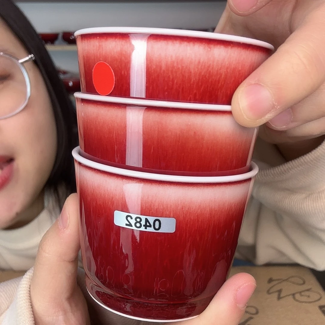 杯景德镇郎红陶瓷