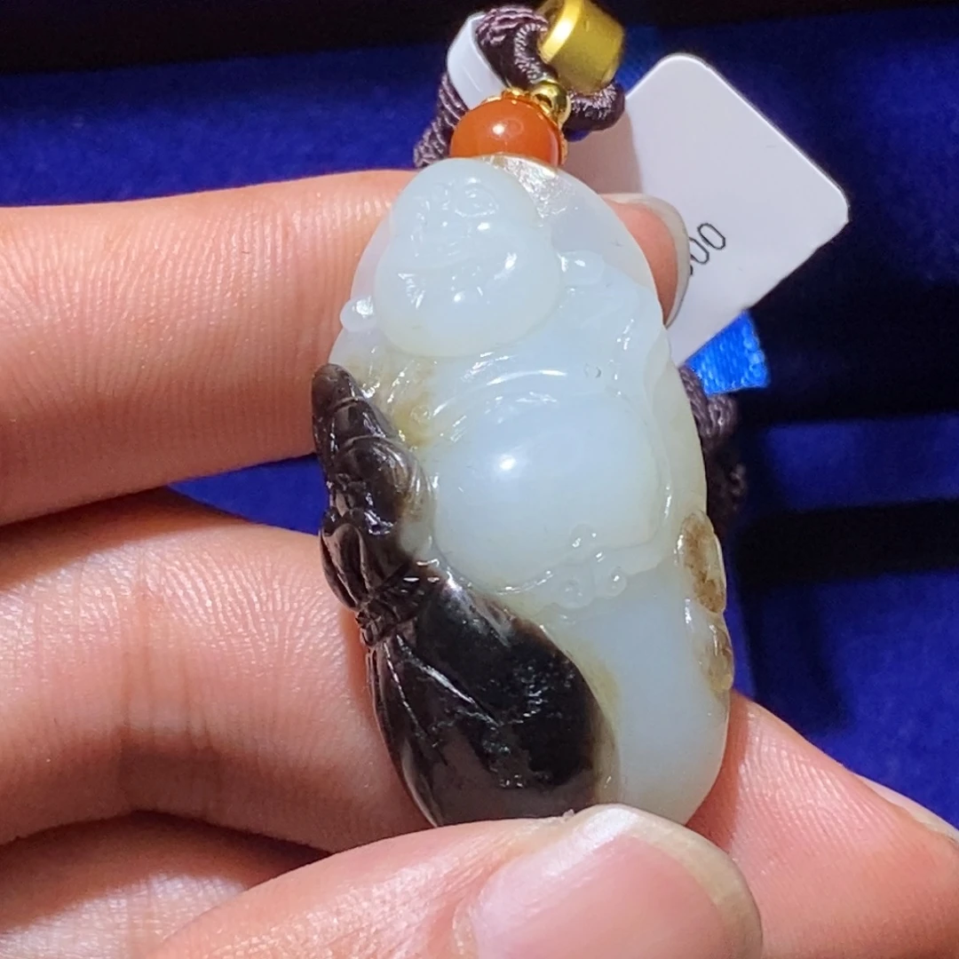 和田玉未镶嵌挂件d