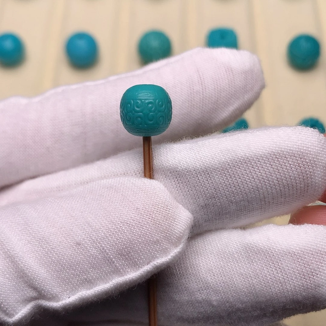 绿松石未镶嵌绿松石回纹9.3