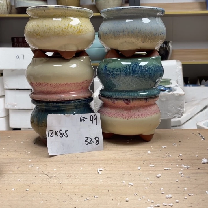 紫砂花盆太****的多肉花盆微瑕99