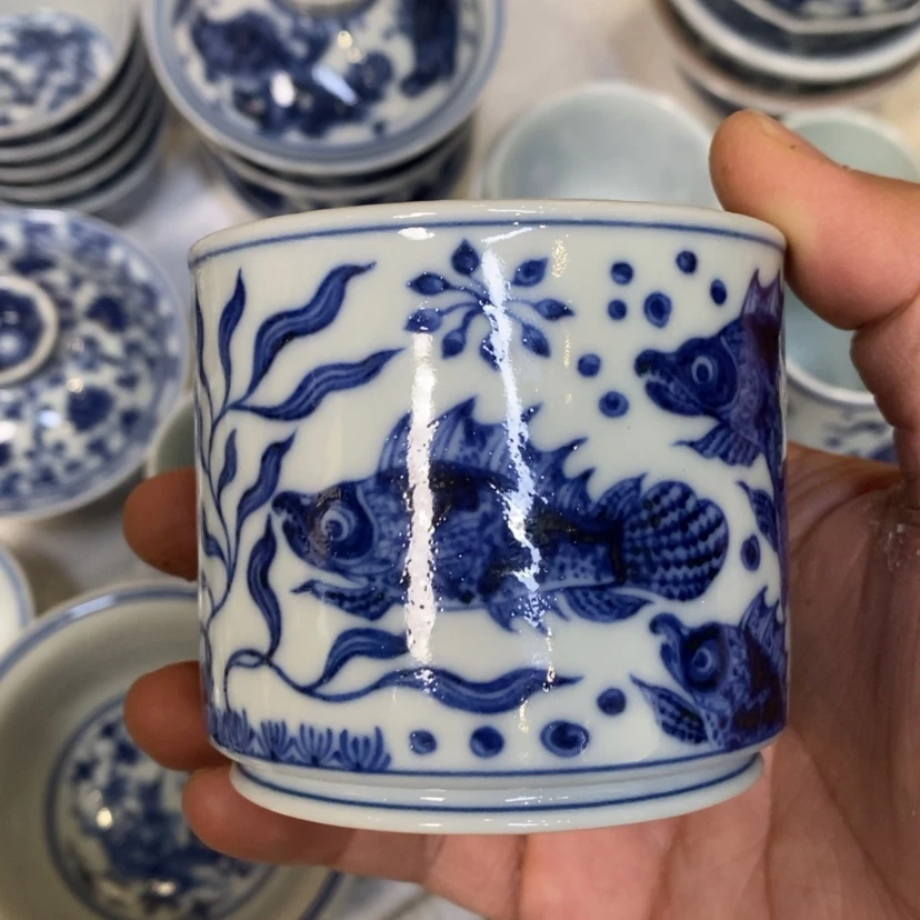 【闪购商品】景德镇青花主人杯