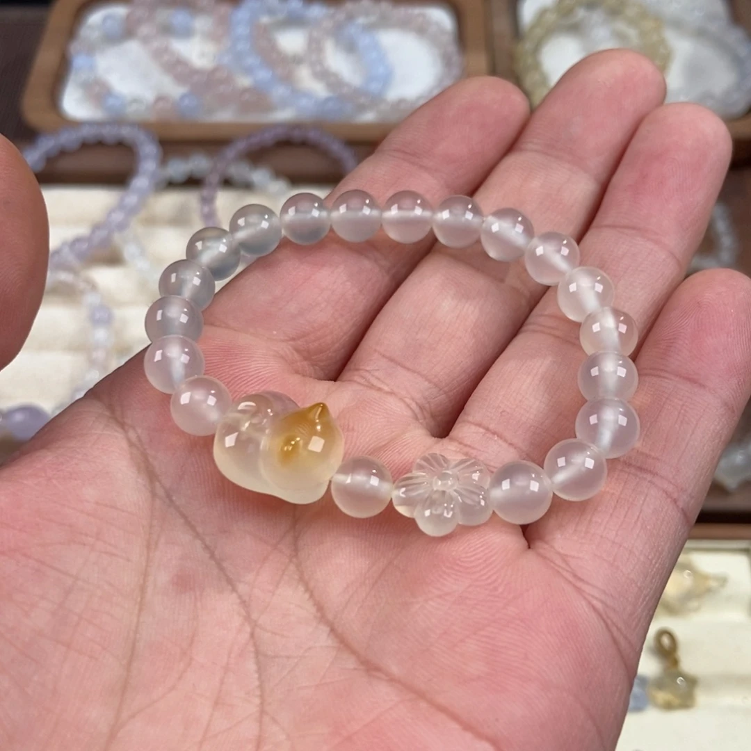 玛瑙/玉髓未镶嵌手链