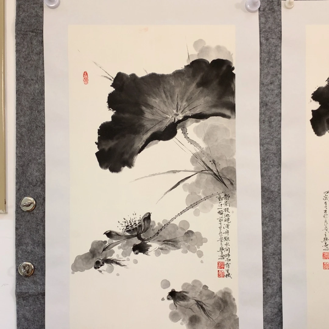 国画花鸟作品写意