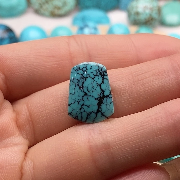 绿松石未镶嵌原矿高瓷绿松石配饰