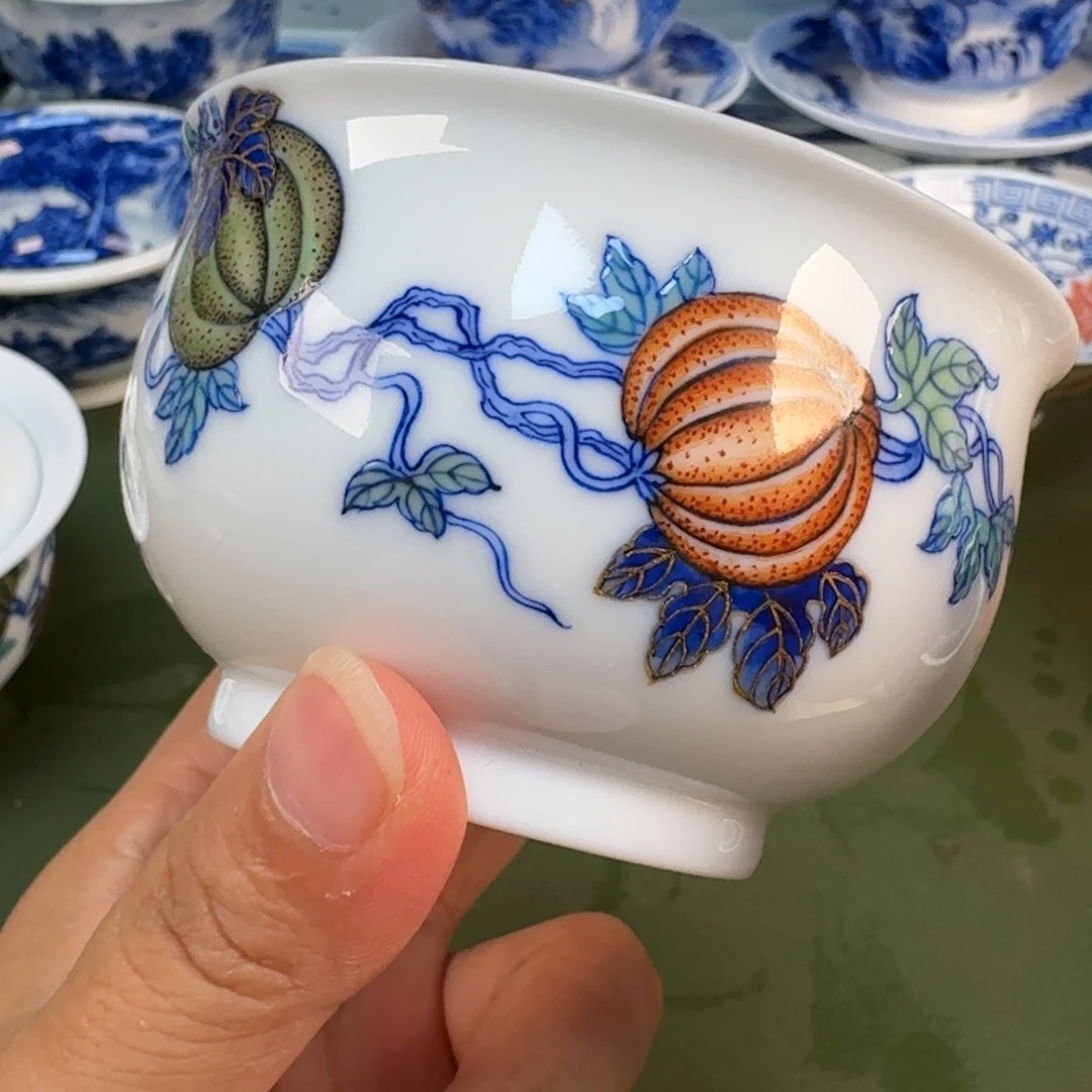景德镇纯手绘茶具圆圆265