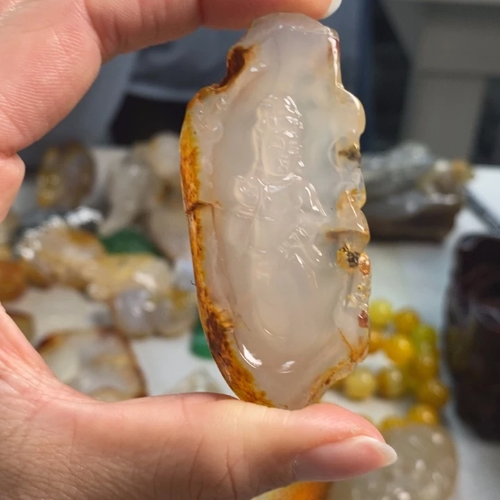 玛瑙/玉髓吊坠(不含链)未镶嵌