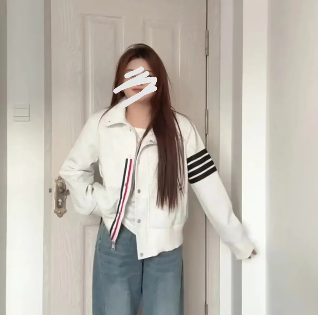 公主 春季宽松拉链立领开衫百搭慵懒风早春秋款上衣（45971）