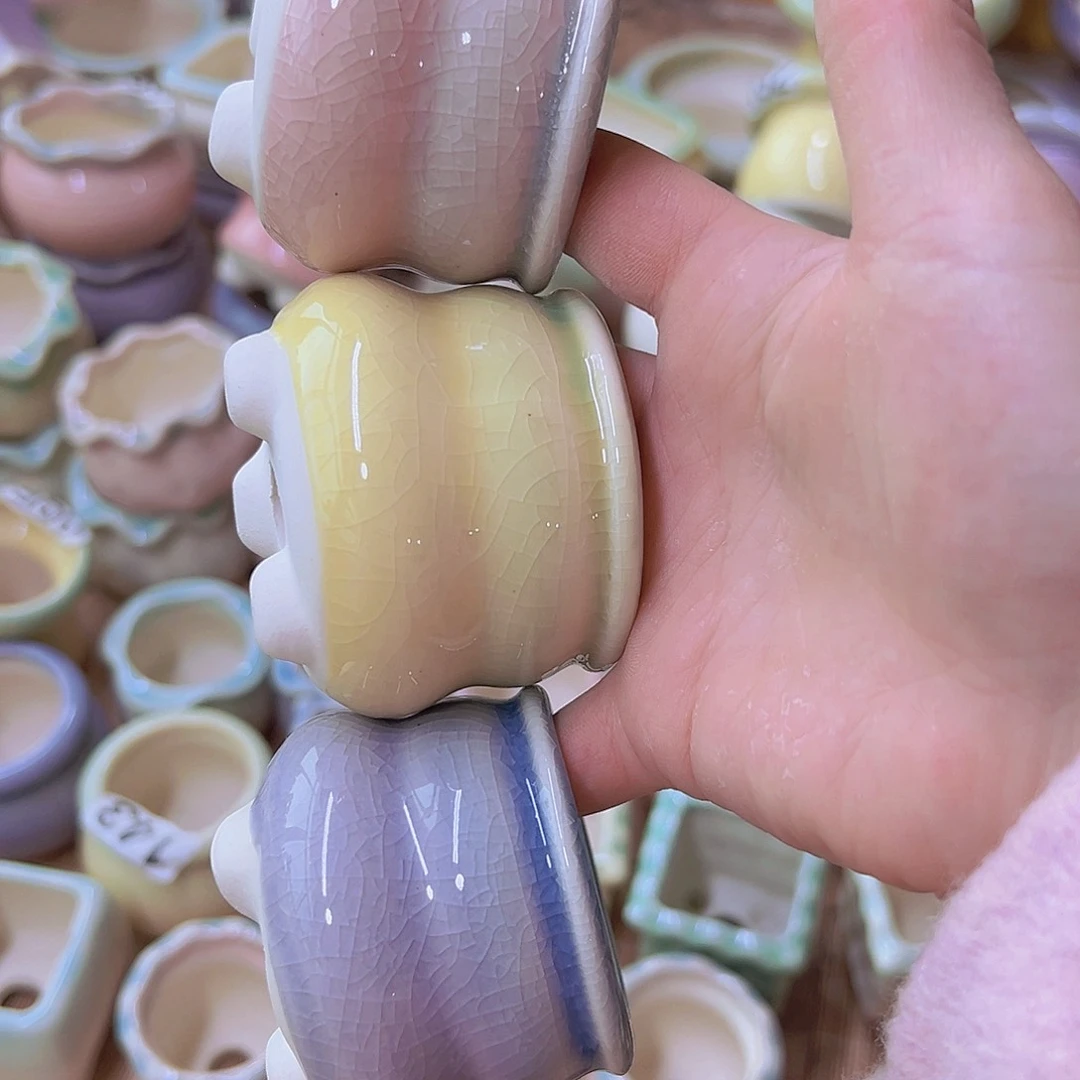 红陶陶瓷花盆当场满12包邮