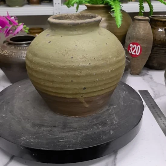 随***至罐一物一拍默认微瑕老陶罐