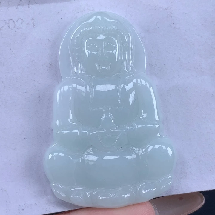 颈饰未镶嵌翡翠观音