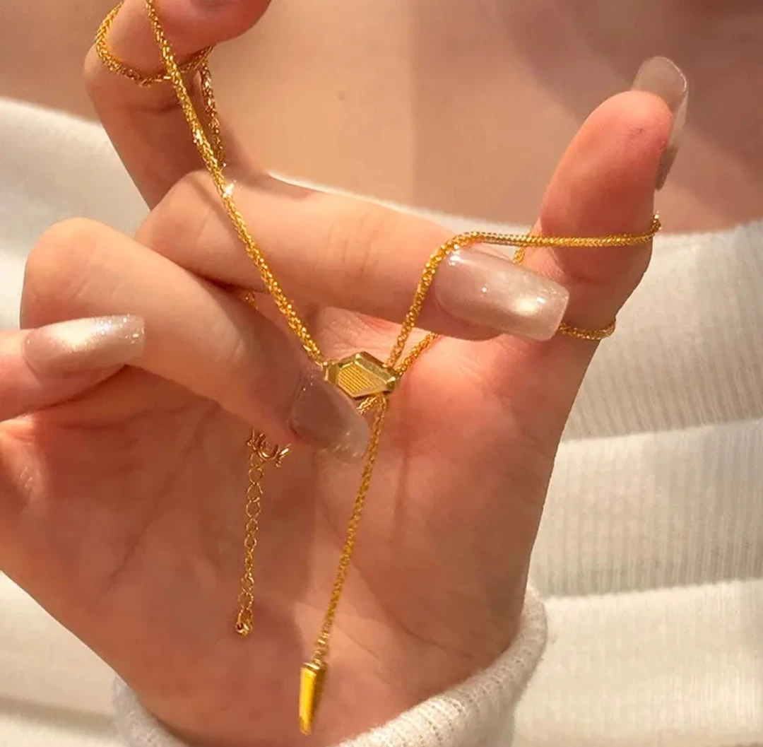 铜合金吊坠 本命年灵蛇锁骨链吊坠套链礼物送女友