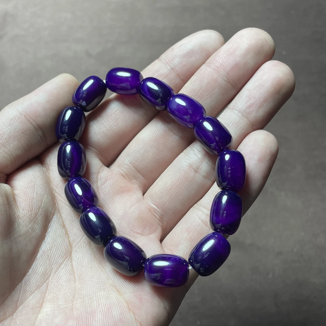 紫杉醇玛瑙 桶珠手串10*13mm（多样性发货）001