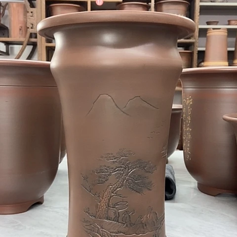 桶盆壹**年全手工制作高温烧制