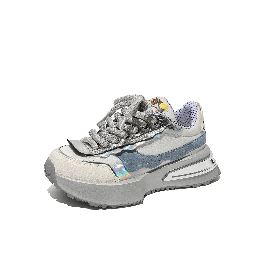 WangMylove【设计师限量款】增高6cm时尚百搭女士休闲鞋511