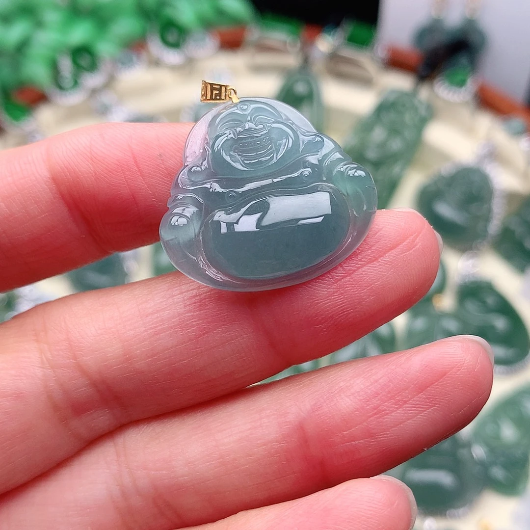 翡翠未镶嵌颈饰吊坠