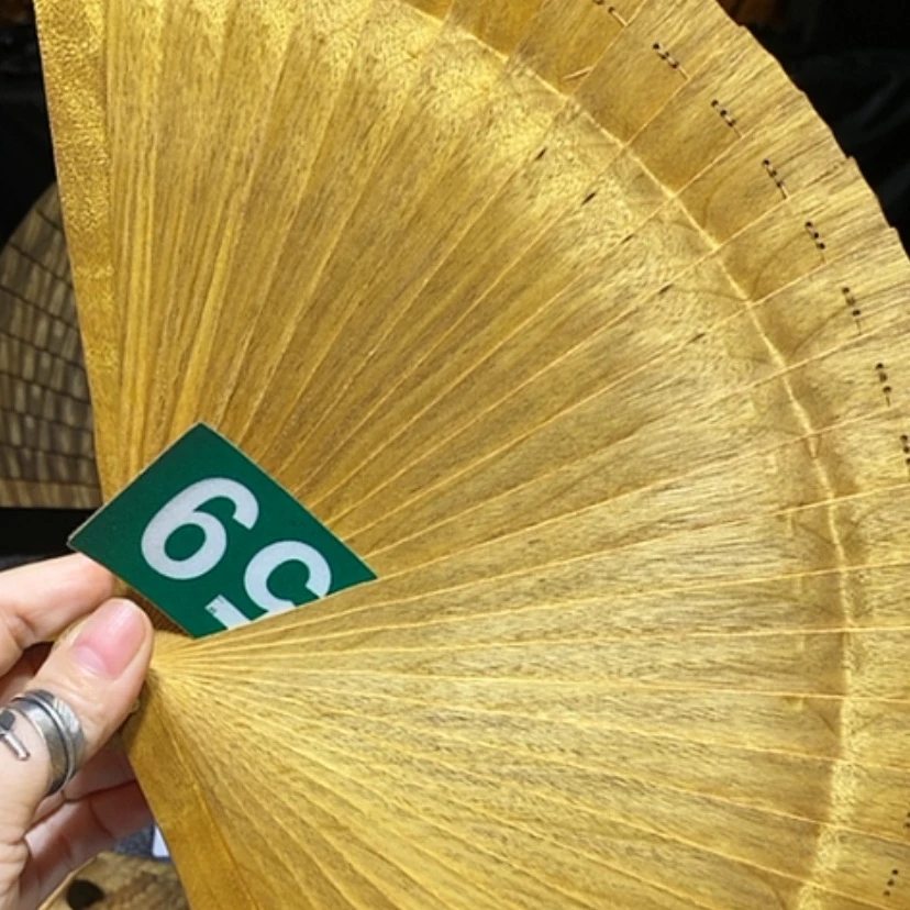 【闪购商品】金丝楠用****6金丝楠木扇子