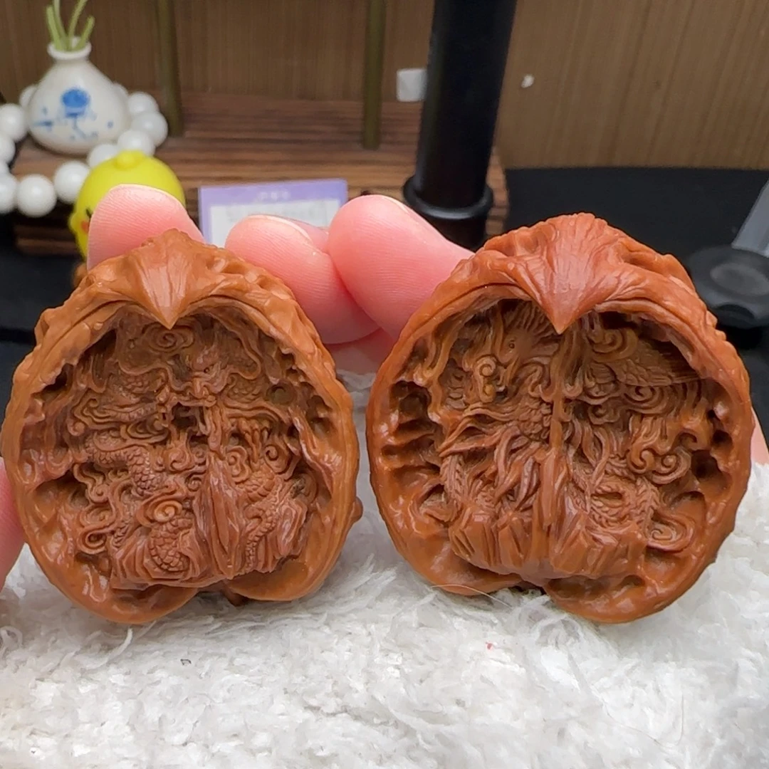 把件文玩核桃龙凤呈祥39